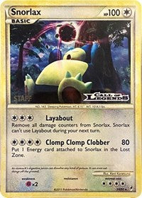 Snorlax (33/95) (Staff Prerelease Promo) [Nintendo: Black Star Promos] | Gear Gaming Bentonville