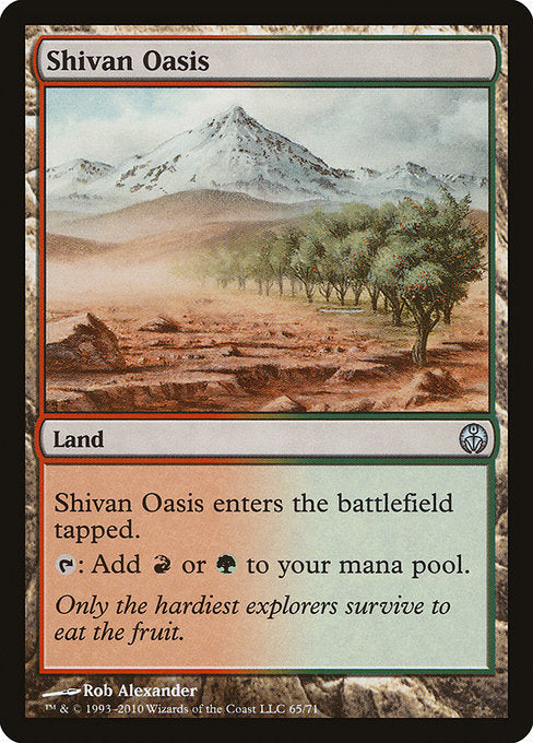 Shivan Oasis [Duel Decks: Phyrexia vs. the Coalition] | Gear Gaming Bentonville