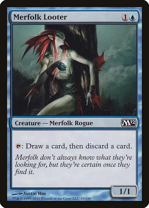 Merfolk Looter [Magic 2012 (M12)] | Gear Gaming Bentonville