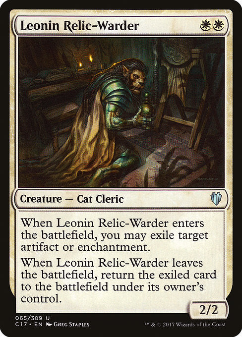 Leonin Relic-Warder [Commander 2017] | Gear Gaming Bentonville