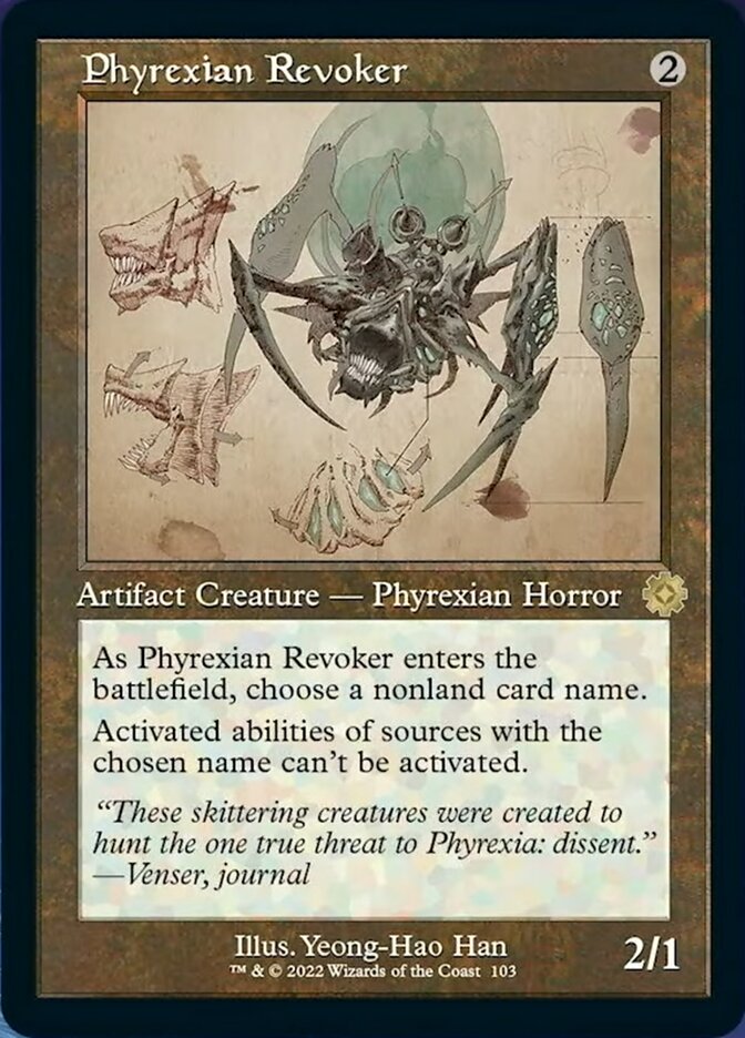 Phyrexian Revoker (Retro Schematic) [The Brothers' War Retro Artifacts] | Gear Gaming Bentonville