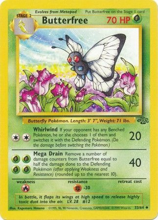 Butterfree (33/64) [Jungle Unlimited] | Gear Gaming Bentonville