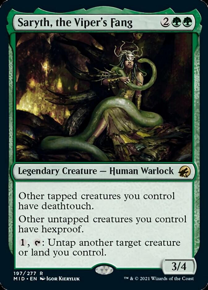 Saryth, the Viper's Fang [Innistrad: Midnight Hunt] | Gear Gaming Bentonville