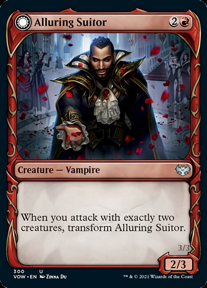 Alluring Suitor // Deadly Dancer (Showcase Fang Frame) [Innistrad: Crimson Vow] | Gear Gaming Bentonville