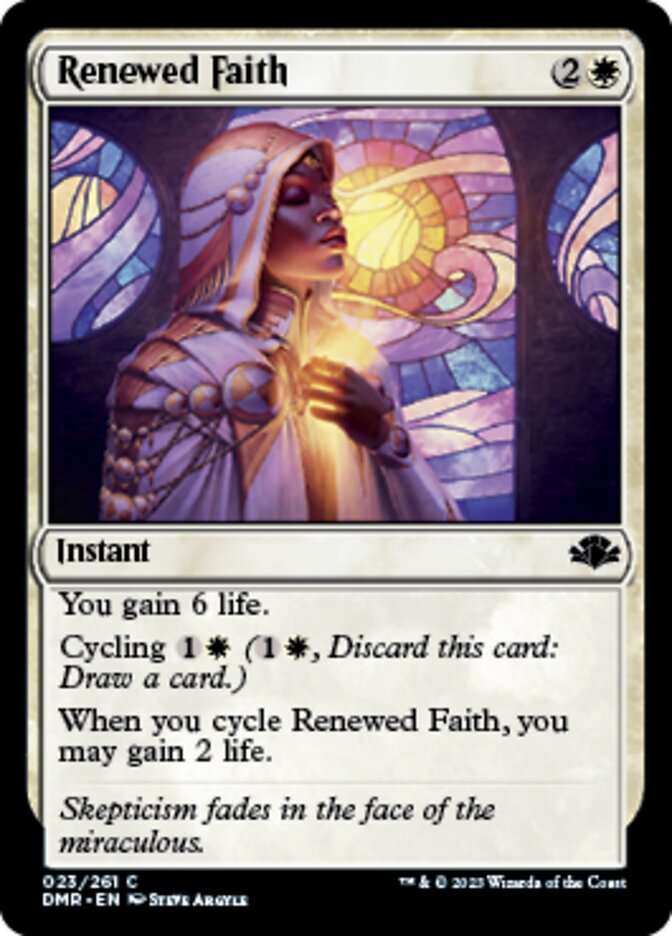 Renewed Faith [Dominaria Remastered] | Gear Gaming Bentonville