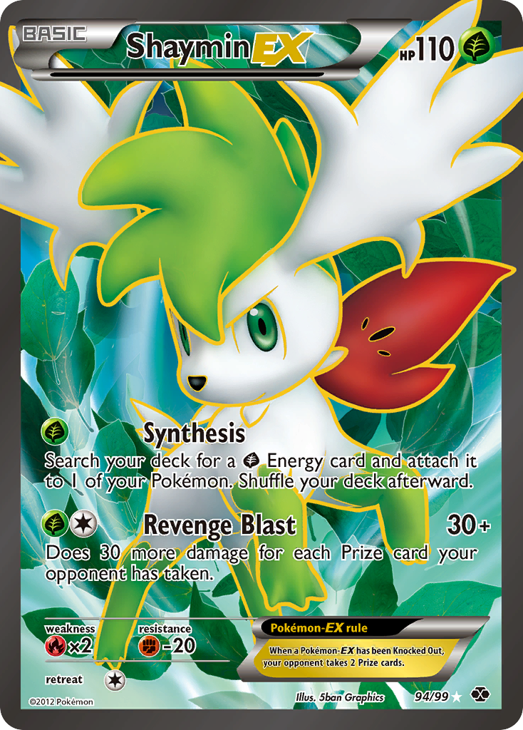 Shaymin EX (94/99) [Black & White: Next Destinies] | Gear Gaming Bentonville