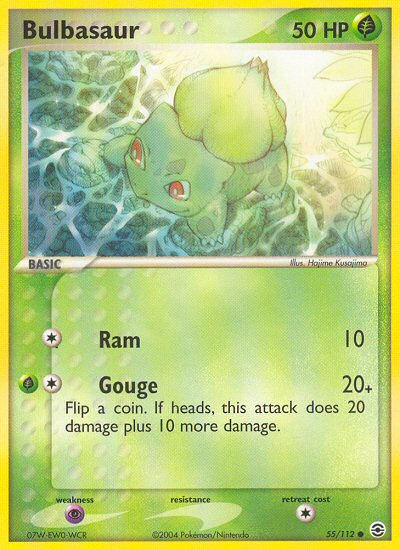 Bulbasaur (55/112) [EX: FireRed & LeafGreen] | Gear Gaming Bentonville