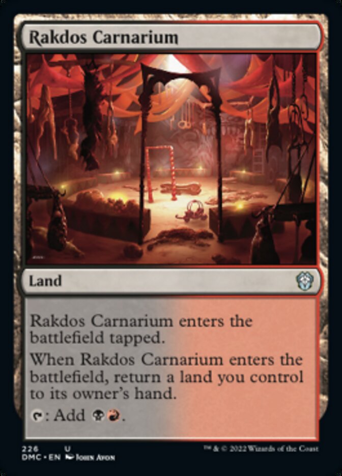 Rakdos Carnarium [Dominaria United Commander] | Gear Gaming Bentonville