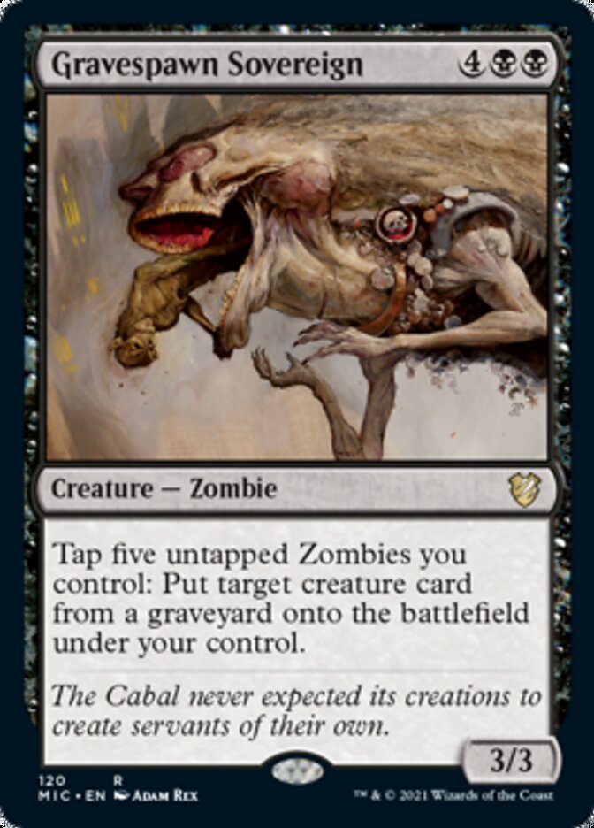 Gravespawn Sovereign [Innistrad: Midnight Hunt Commander] | Gear Gaming Bentonville