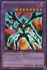 Elemental HERO Escuridao [Yu-Gi-Oh! GX Manga Promotional Cards] [YG09-EN001] | Gear Gaming Bentonville