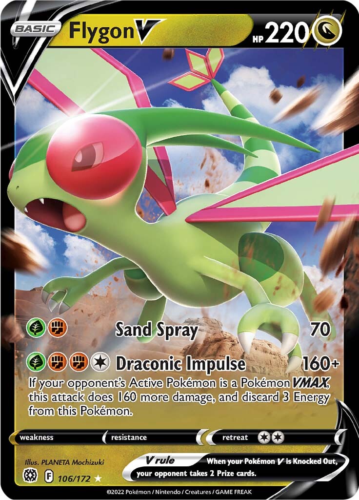 Flygon V (106/172) [Sword & Shield: Brilliant Stars] | Gear Gaming Bentonville