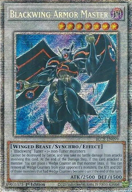 Blackwing Armor Master [BLCR-EN099] Starlight Rare | Gear Gaming Bentonville