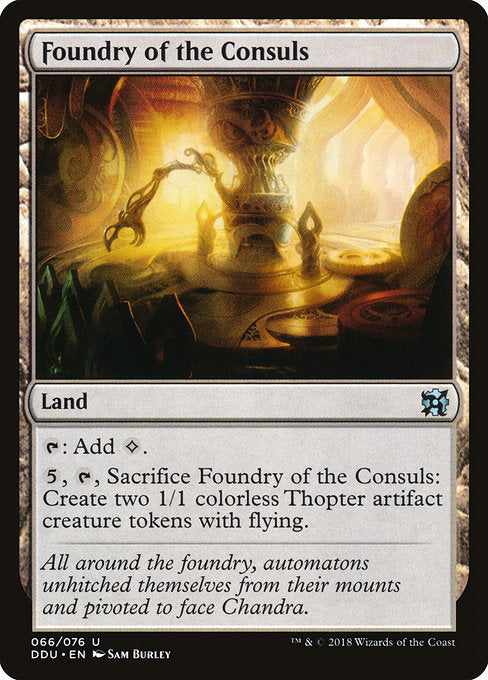 Foundry of the Consuls [Duel Decks: Elves vs. Inventors] | Gear Gaming Bentonville