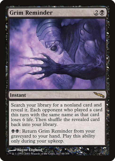 Grim Reminder [Mirrodin] | Gear Gaming Bentonville