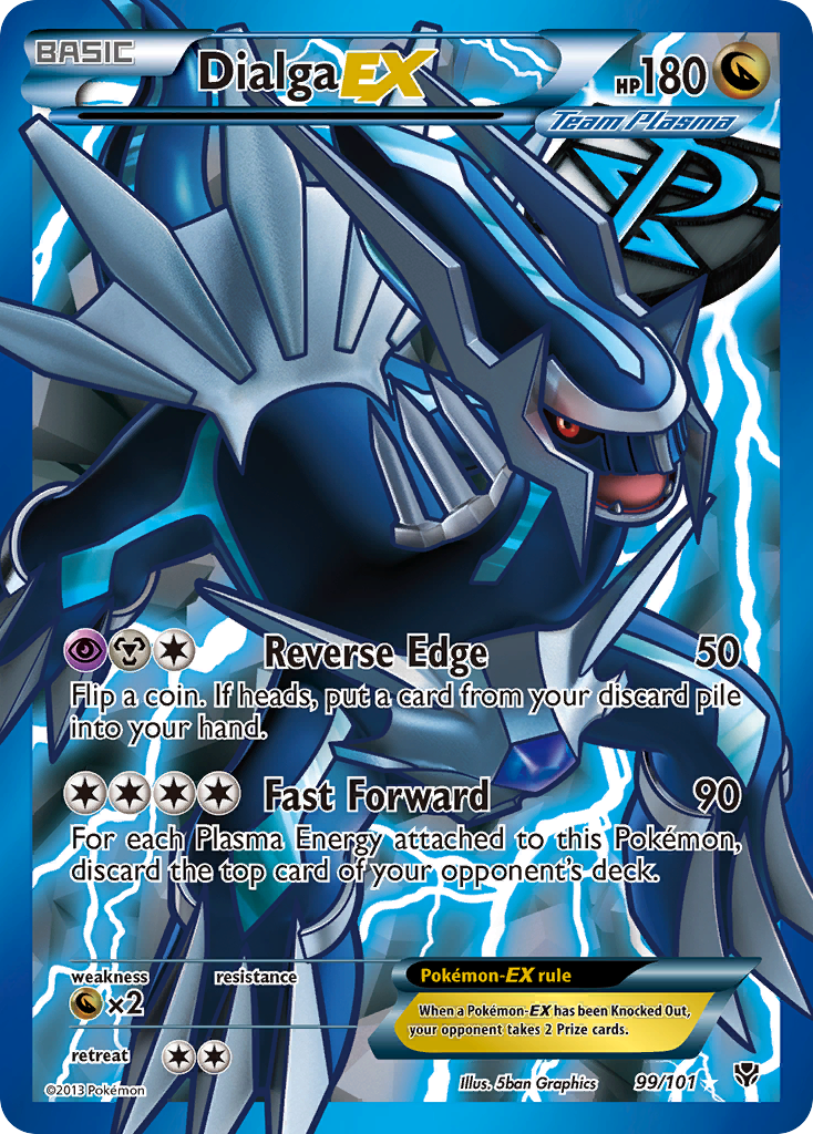 Dialga EX (99/101) [Black & White: Plasma Blast] | Gear Gaming Bentonville