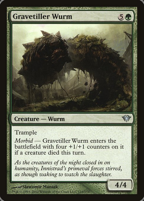 Gravetiller Wurm [Dark Ascension] | Gear Gaming Bentonville