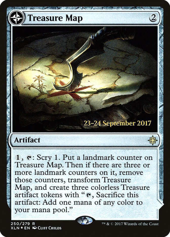 Treasure Map // Treasure Cove  [Ixalan Prerelease Promos] | Gear Gaming Bentonville