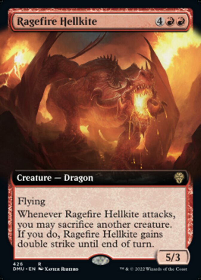 Ragefire Hellkite (Extended Art) [Dominaria United] | Gear Gaming Bentonville