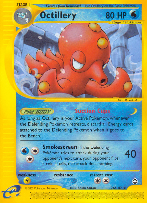 Octillery (26/147) [Aquapolis] | Gear Gaming Bentonville