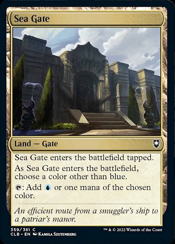 Sea Gate [Commander Legends: Battle for Baldur's Gate] | Gear Gaming Bentonville