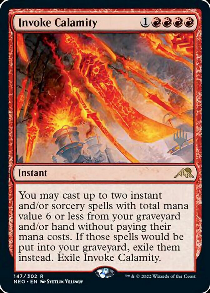 Invoke Calamity (Promo Pack) [Kamigawa: Neon Dynasty Promos] | Gear Gaming Bentonville