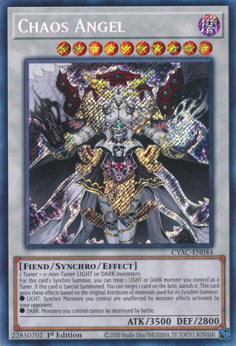 Chaos Angel [CYAC-EN044] Secret Rare | Gear Gaming Bentonville