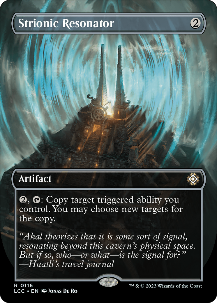 Strionic Resonator (Borderless) [The Lost Caverns of Ixalan Commander] | Gear Gaming Bentonville