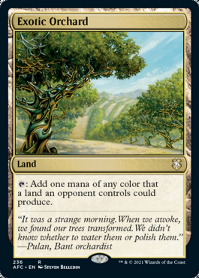 Exotic Orchard [Dungeons & Dragons: Adventures in the Forgotten Realms Commander] | Gear Gaming Bentonville