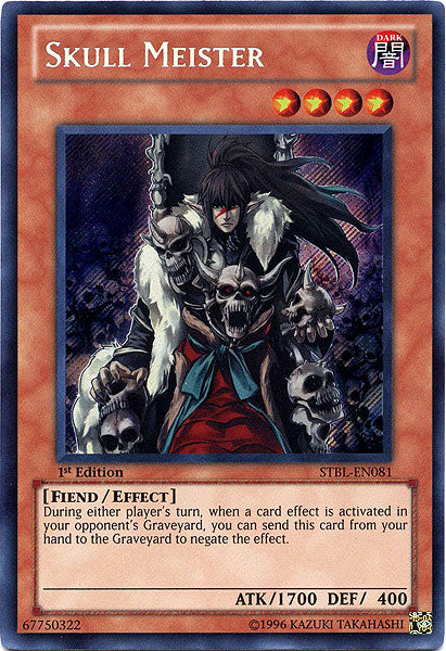 Skull Meister [STBL-EN081] Secret Rare | Gear Gaming Bentonville