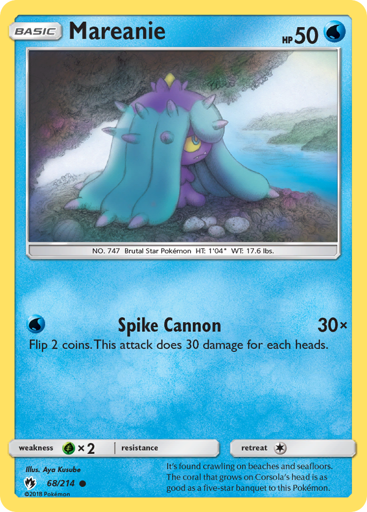 Mareanie (68/214) [Sun & Moon: Lost Thunder] | Gear Gaming Bentonville