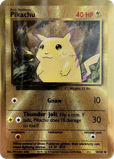 Pikachu (58/102) (Celebrations Metal Card) [Celebrations: 25th Anniversary] | Gear Gaming Bentonville