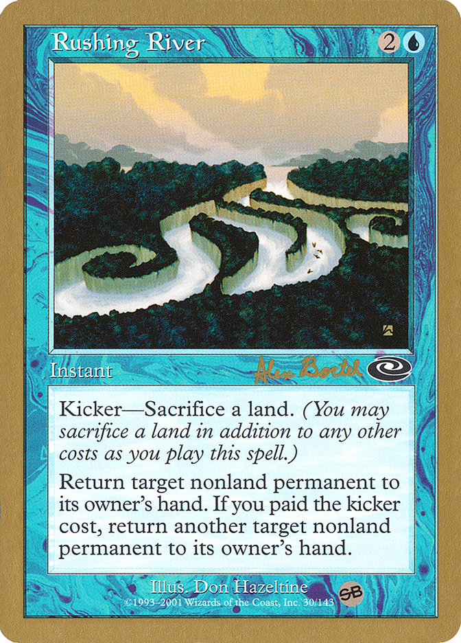 Rushing River (Alex Borteh) (SB) [World Championship Decks 2001] | Gear Gaming Bentonville