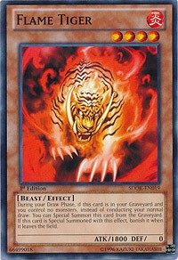 Flame Tiger [Structure Deck: Onslaught of the Fire Kings] [SDOK-EN019] | Gear Gaming Bentonville