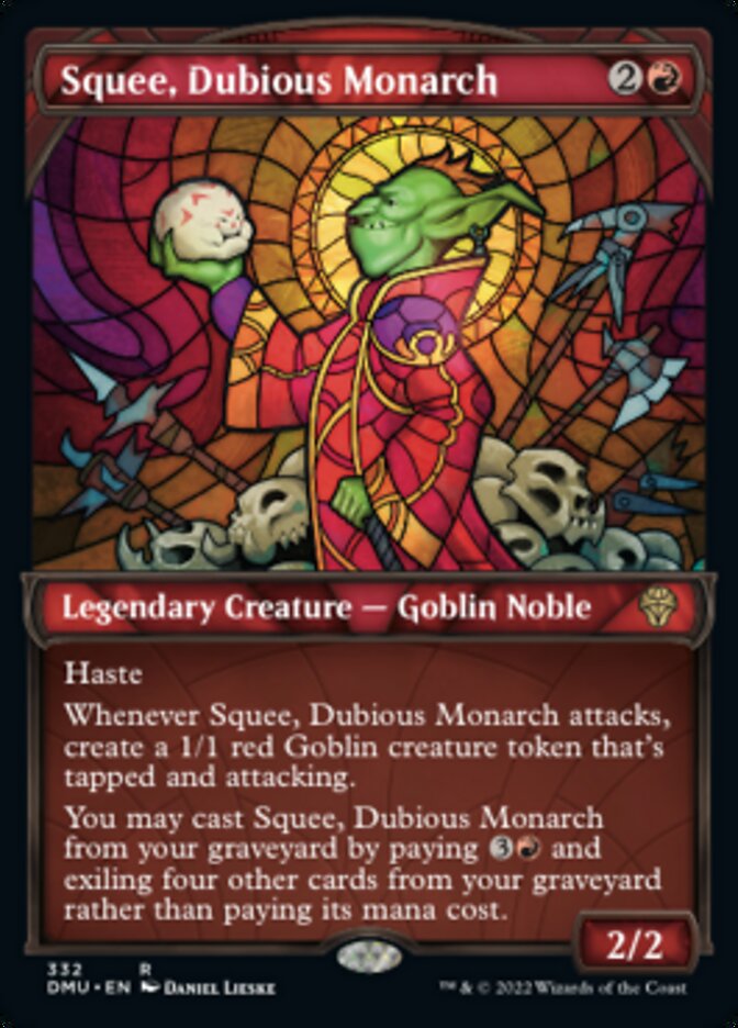 Squee, Dubious Monarch (Showcase Textured) [Dominaria United] | Gear Gaming Bentonville