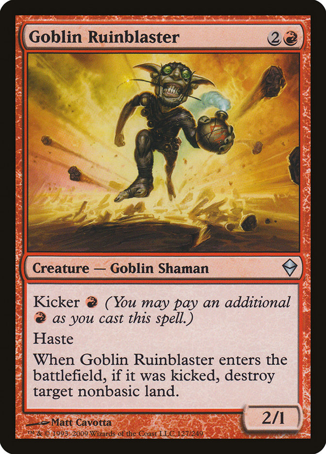 Goblin Ruinblaster [Zendikar] | Gear Gaming Bentonville