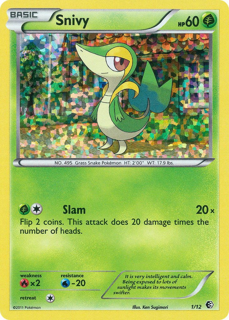 Snivy (1/12) [McDonald's Promos: 2011 Collection] | Gear Gaming Bentonville