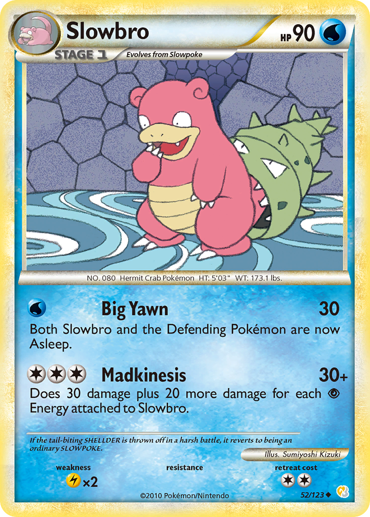 Slowbro (52/123) [HeartGold & SoulSilver: Base Set] | Gear Gaming Bentonville