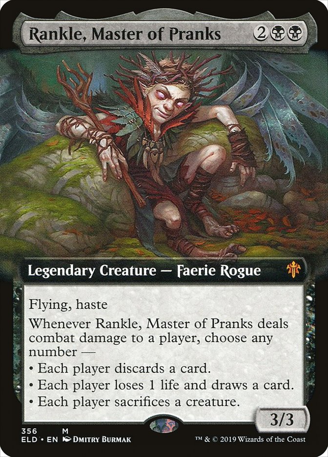 Rankle, Master of Pranks (Extended Art) [Throne of Eldraine] | Gear Gaming Bentonville