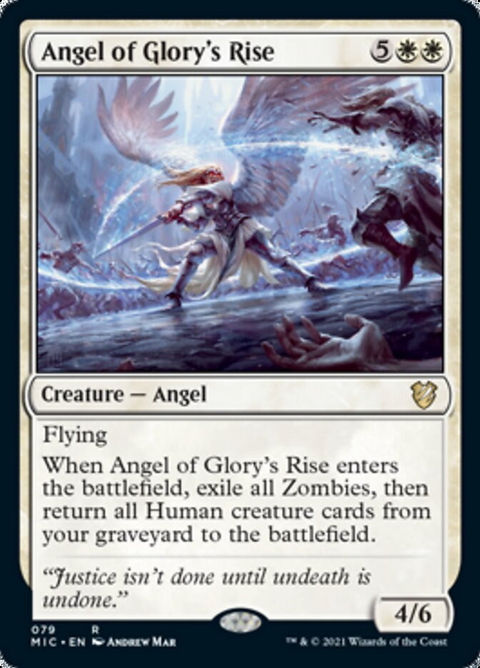 Angel of Glory's Rise [Innistrad: Midnight Hunt Commander] | Gear Gaming Bentonville