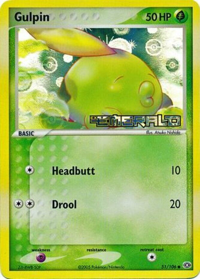 Gulpin (51/106) (Stamped) [EX: Emerald] | Gear Gaming Bentonville