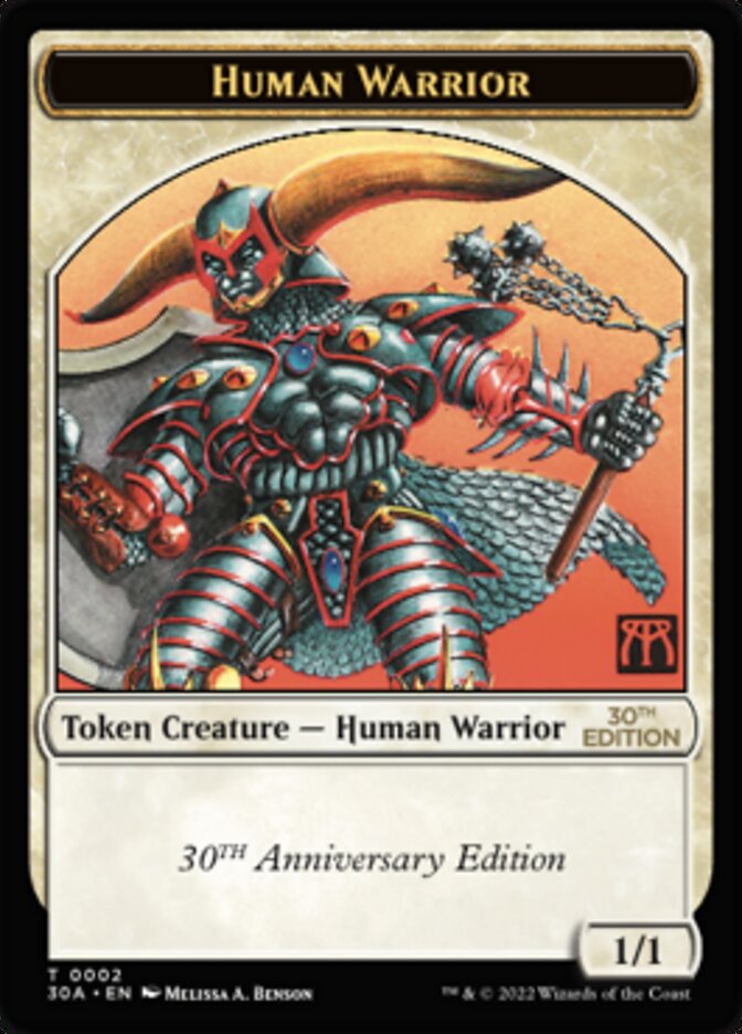 Human Warrior Token [30th Anniversary Tokens] | Gear Gaming Bentonville