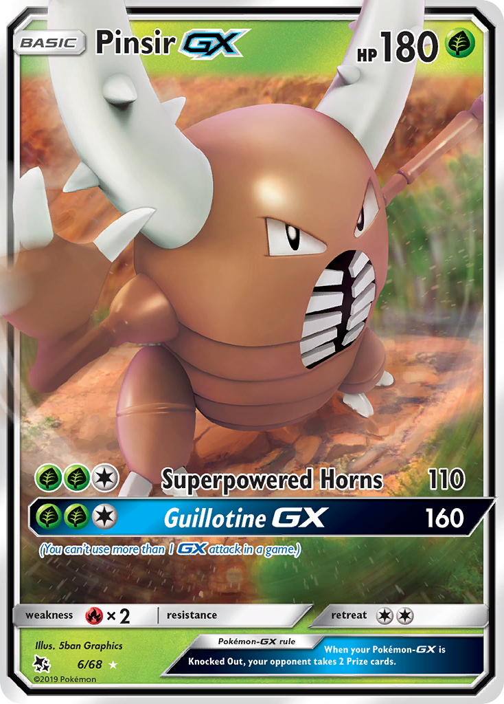 Pinsir GX (6/68) [Sun & Moon: Hidden Fates] | Gear Gaming Bentonville