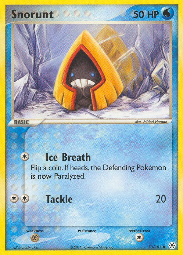 Snorunt (73/101) [EX: Hidden Legends] | Gear Gaming Bentonville