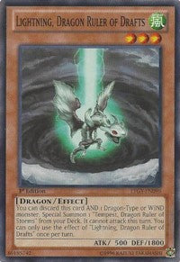 Lightning, Dragon Ruler of Drafts [Lord of the Tachyon Galaxy] [LTGY-EN098] | Gear Gaming Bentonville