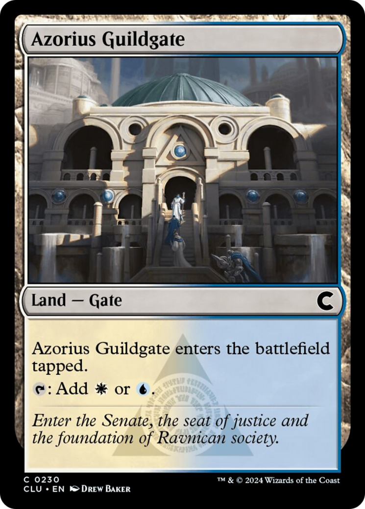 Azorius Guildgate [Ravnica: Clue Edition] | Gear Gaming Bentonville