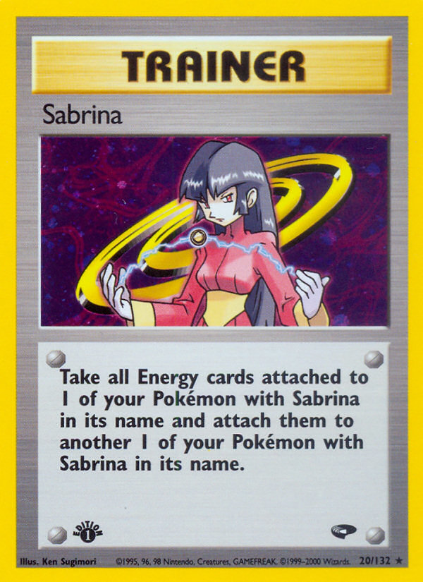 Sabrina (20/132) [Gym Challenge 1st Edition] | Gear Gaming Bentonville