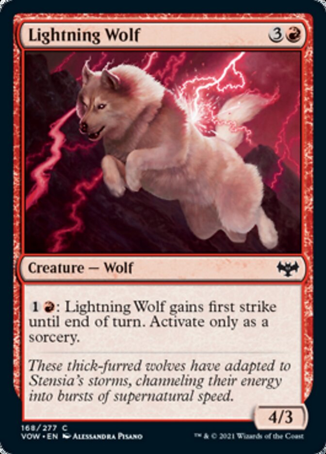 Lightning Wolf [Innistrad: Crimson Vow] | Gear Gaming Bentonville