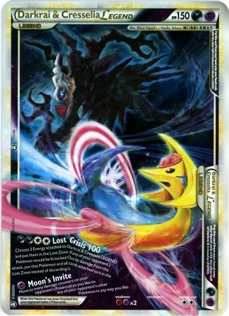 Darkrai & Cresselia LEGEND (99/102) (Jumbo Card) [HeartGold & SoulSilver: Triumphant] | Gear Gaming Bentonville