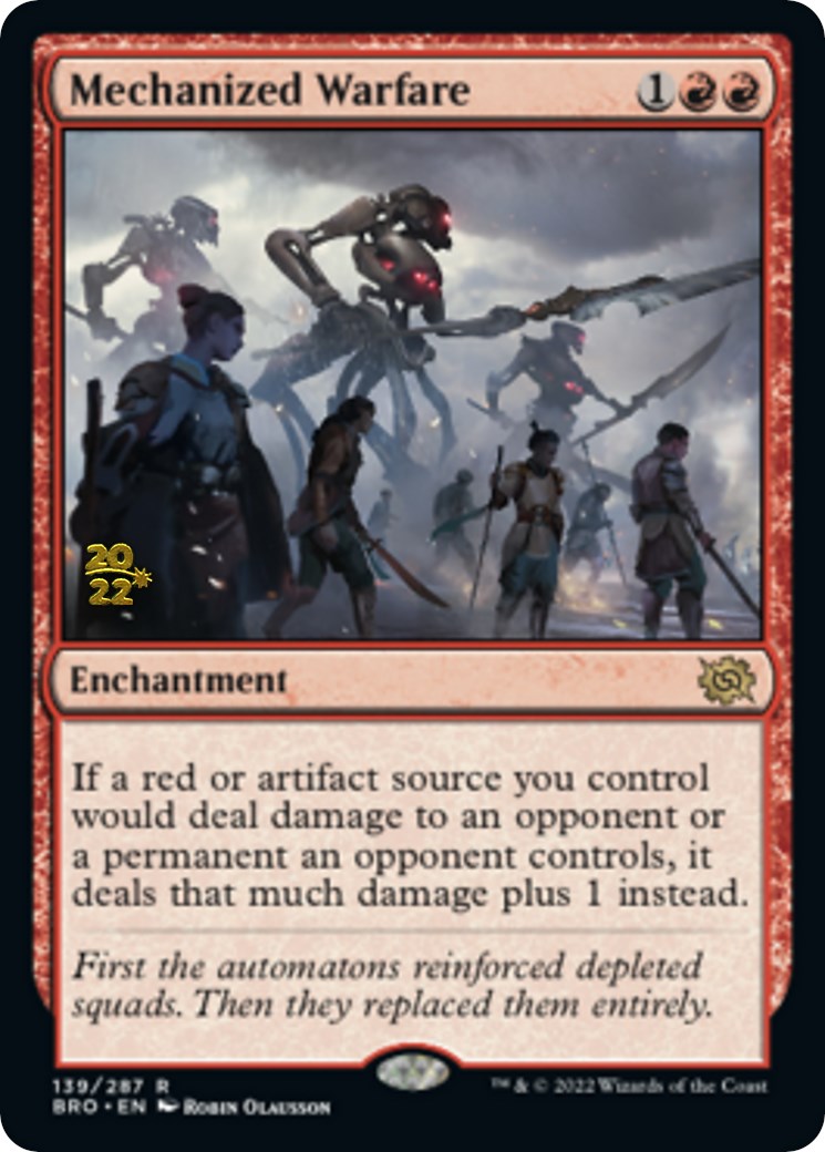 Mechanized Warfare [The Brothers' War: Prerelease Promos] | Gear Gaming Bentonville