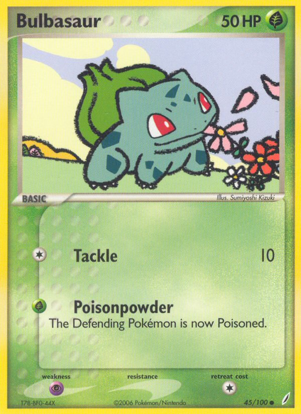 Bulbasaur (45/100) [EX: Crystal Guardians] | Gear Gaming Bentonville